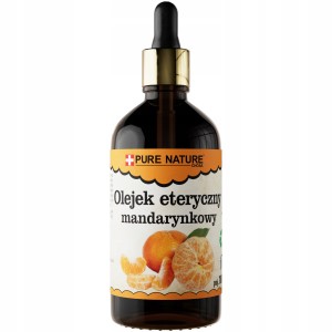 Pure Natura Olejek eteryczny mandarynkowy Naturalny olejek eteryczny relaksujący, poprawiający nastrój 100ml