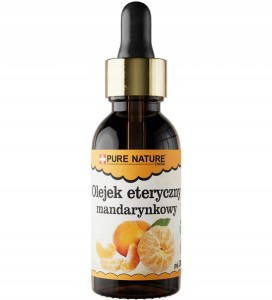 Pure Natura Olejek eteryczny mandarynkowy Naturalny olejek eteryczny relaksujący, poprawiający nastrój 30ml
