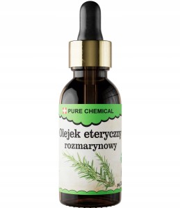 Pure Natura Olejek eteryczny rozmarynowy Naturalny olejek eteryczny przeciwbólowy, przeciwzapalny, przeciwbakteryjny 30ml