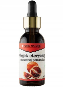 Pure Natura Olejek eteryczny z czerwonej pomarańczy Naturalny olejek eteryczny pielęgnujący, relaksujący antystresowy, antyseptyczny, pobudzający 30ml