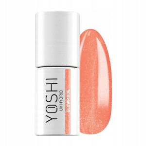 Yoshi Heartcore 193 Glowmode Neonowy czerwona pomarańcza lakier hybrydowy z efektem flash i cat eye 6ml