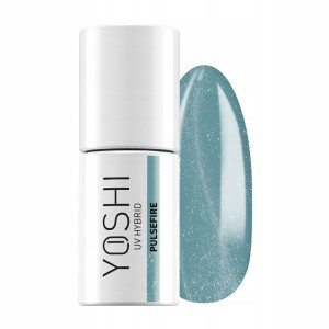 Yoshi Heartcore 197 Pulsefire Neonowy turkusowy lakier hybrydowy z efektem flash i cat eye 6ml