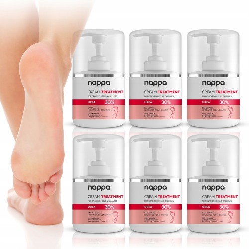 Silcare Zestaw do pielęgnacji stóp 6x krem z mocznikiem 30% Nappa Smooth Comfort 250ml.jpg