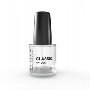 Mollon Pro Top Coat Quick Dryer Bardzo wytrzymały lakier nawierzchniowy 15ml