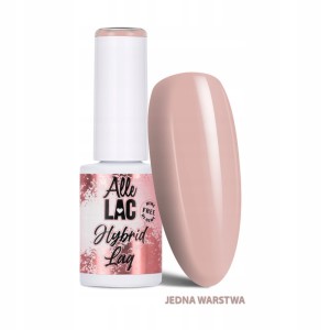 AlleLac Hybrid Lag Gel Polish Nudes Creamy Coffee Beżowy lakier hybrydowy do paznokci HEMA/Di-HEMA Free 6g