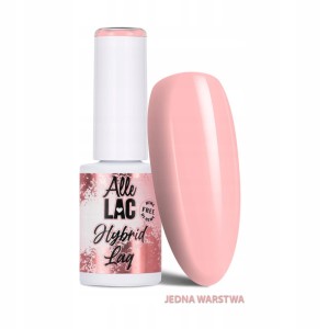 AlleLac Hybrid Lag Gel Polish Nudes Pastel Różowo beżowy lakier hybrydowy do paznokci HEMA/Di-HEMA Free 6g