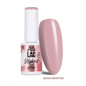 AlleLac Hybrid Lag Gel Polish Nudes Rose Clay Beżowy lakier hybrydowy do paznokci HEMA/Di-HEMA Free 6g