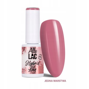 AlleLac Hybrid Lag Gel Polish Pinks Soft Berry Różowy lakier hybrydowy do paznokci HEMA/Di-HEMA Free 6g