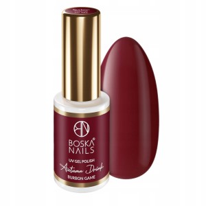 Boska Nails Autumn Drink 582 Burbon Game Czerwony lakier hybrydowy 6ml