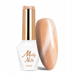 Molly Nails Blues Cat Eye Oranges Pastel Nr 180 HEMA/Di-HEMA Free Lakier hybrydowy LED/UV Gel Polish 8g