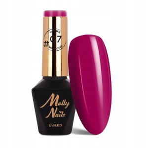 Molly Nails by Monika Mielniczuk Classic C7 Fioletowy lakier hybrydowy LED/UV Gel Polish HEMA/Di-HEMA Free 8g