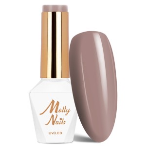 Molly Nails Choco Dreams Nr 351 Praline Perfection Gel Polish HEMA/Di-HEMA Free Brązowy lakier hybrydowy LED/UV Gel Polish 8g