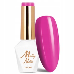Molly Nails Cocktails & Drinks Nr 14 Salty Dog Gel Polish HEMA/Di-HEMA Free Różowy lakier hybrydowy LED/UV 8g
