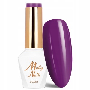 Molly Nails Cocktails & Drinks Nr 18 Blackcurrant Impress Gel Polish HEMA/Di-HEMA Free Fioletowy lakier hybrydowy LED/UV 8g