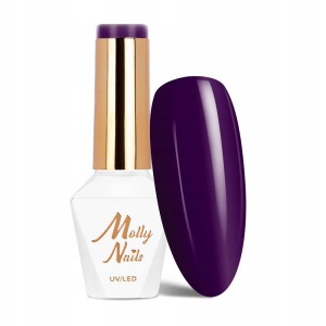 Molly Nails Energize 493 Moon Dance Gel Polish HEMA/Di-HEMA Free Fioletowy lakier hybrydowy LED/UV 8g