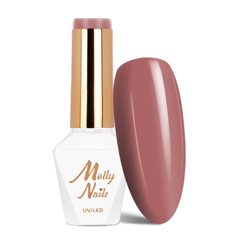 Molly Nails I'm Nudelover Nr 526 Carmel Gel Polish HEMA/Di-HEMA Free Karmelowy lakier hybrydowy LED/UV 8g