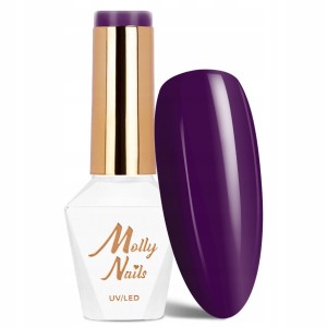 Molly Nails Inspired By You Nr 54 Sensual Woman Gel Polish HEMA/Di-HEMA Free Fioletowy lakier hybrydowy LED/UV 8g