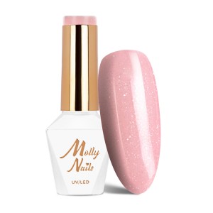 Molly Nails Madame French Nr 428 Cherie Gel Polish HEMA/Di-HEMA Free Różowy lakier hybrydowy LED/UV 8g