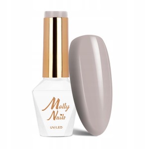 Molly Nails Sensual Nr 205 Karen Gel Polish HEMA/Di-HEMA Free Beżowy lakier hybrydowy LED/UV 8g