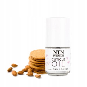 NTN Premium Cuticle Oil Almond Cookies Perfumowana oliwka do pielęgnacji skórek i paznokci z pędzelkiem 5ml