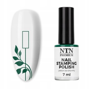 NTN Premium Lakier do stempli blaszek wzorków nr 102 zielony 7ml