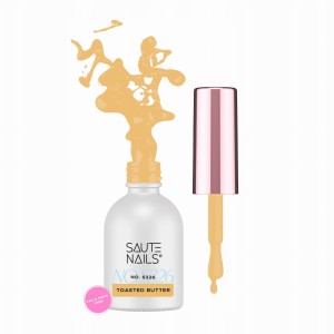 Saute Nails Breeze of Changes S326 Toasted Butter Żółty lakier hybrydowy do paznokci 8ml