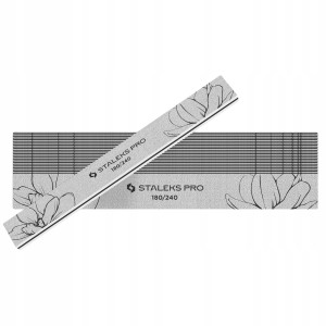 Staleks Expert NFE-20-180/240 Pilnik do paznokci mineralny prosty gradacja 180/240 25 sztuk