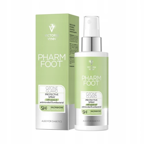 Victoria Vynn Pharm Foot Ozone Guard Spray do stóp z oliwą ozonowaną zmiękcza i odświeża 150ml