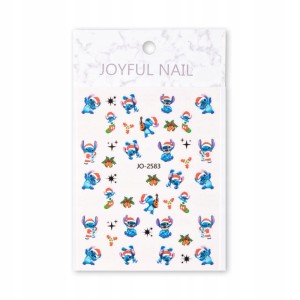 Molly Nails Świąteczne naklejki samoprzylepne do paznokci JO-2583 Stitch