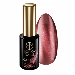 Boska Nails Cat Eye Viral 495 Venus Czerwony lakier hybrydowy z efektem kociego oka 6ml