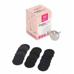 Dysk tarcza do pedicure Pododisk zestaw trzpień z dyskiem + nakładki tarcze wymienne M 20mm