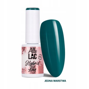AlleLac Hybrid Lag Gel Polish Greens G4 Bottle Zielony lakier hybrydowy do paznokci HEMA/Di-HEMA Free 6g