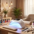 Isabellenails Profesjonalna lampa do paznokci Dual LED UV 150W Sun X15 do hybryd i akrylożeli salon 01.jpg