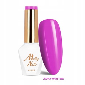 Molly Nails Lakier Hybrydowy Liliowy Pastelowy 294 Lilac Whisper 8g – kolekcja Sorbet HEMA Free wiosna