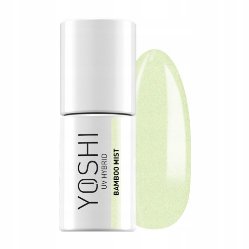 Yoshi Lakier Hybrydowy 272 Bamboo Mist – Pastelowa Zieleń z Drobinką kolekcja Botanical Awakening 6 ml