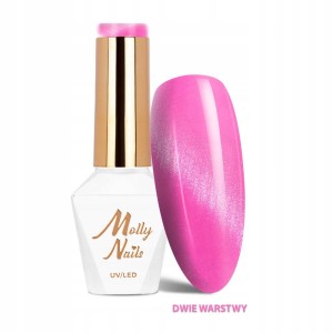 Lakier hybrydowy Cat Eye Pastel Molly Nails 274 Bubblegum różowy 8 g