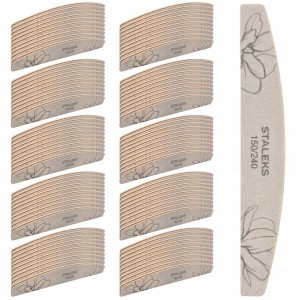 Pilnik mineralny jednorazowy łódka Staleks Expert NFE-40 150/240 zestaw 100 sztuk
