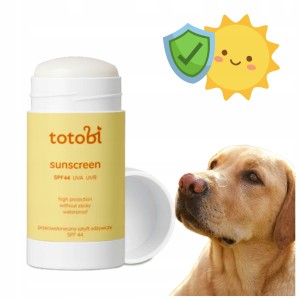 Totobi krem przeciwsłoneczny SPF 44 w sztyfcie – pierwszy na rynku psim filtr mineralny dla psa i kota 25 ml
