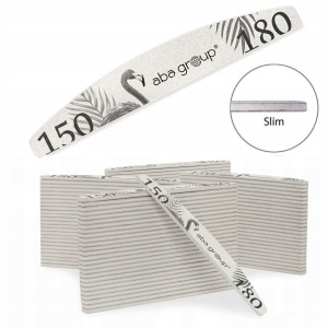 Aba Group Pilnik Łódka Półksiężyc Szary 150/180 slim zestaw 100 szt.