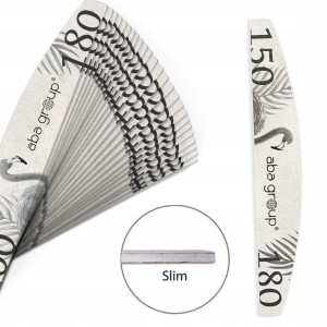 Aba Group Pilnik Łódka Półksiężyc Szary 150/180 slim zestaw 25 szt.