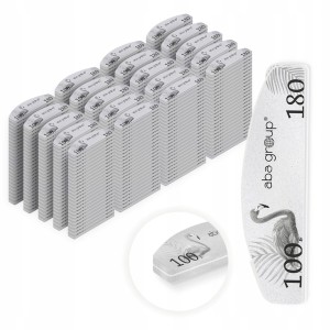 Aba Group Polerka do paznokci Mini Łódka 100/180 Sweet 100 sztuk