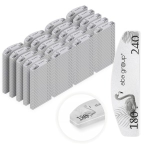Aba Group Polerka do paznokci Mini Łódka 180/240 Sweet 100 sztuk