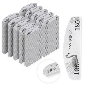 Aba Group Polerka do paznokci Mini Łódka 180/240 Sweet 50 sztuk
