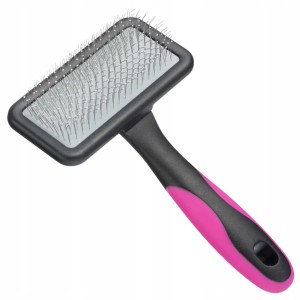 Blovi Medium Ball Pin Slicker Miękka Pudlówka z Pinami dla Małych i Średnich Psów i Kotów Rozmiar M 7,4x3,2 cm