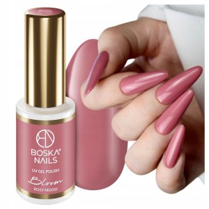 Boska Nails Lakier Hybrydowy 586 Rosy Mood Wiosenny Róż Bloom 6ml