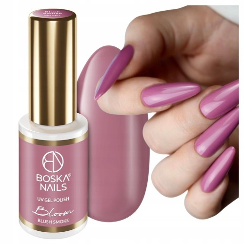 Boska Nails Lakier Hybrydowy 587 Blush Smoke Wiosenny Róż Bloom 6ml