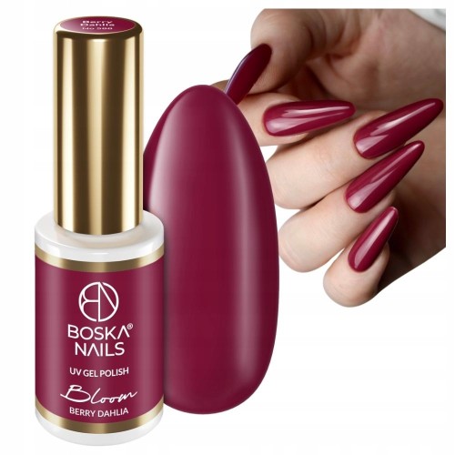 Boska Nails Lakier Hybrydowy 588 Berry Dahlia Wiosenny Fiolet Bloom 6ml