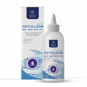 Hippovet kojący płyn do przemywania oczu psa kota OptiClear 200ml