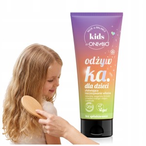 OnlyBio Hair in Balance Kids Kiwi odżywka bez spłukiwania dla dzieci do rozczesywania 200ml