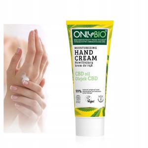 OnlyBio Krem do rąk CBD Oil Nawilżający Regenerujący 75ml